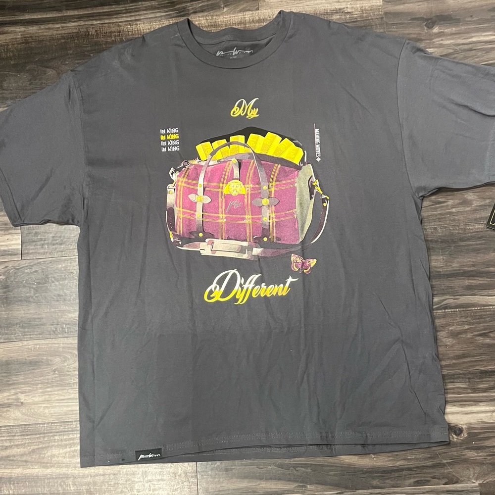 Men’s Positive Wear Gray Graphic T-Shirt
